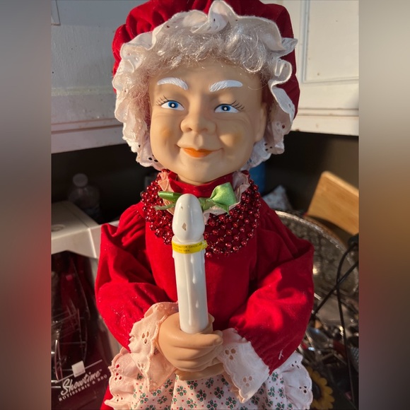 Telco 23” Motion-ettes Christmas Mrs Claus Animated illuminated EUC - Picture 3 of 9
